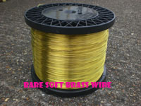 1Kg 0.6mm Bare Brass Wire On 1Kg Reel