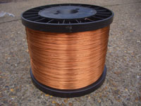 Kg 0.45mm Solderable Self Bonding Grade 1 Enamelled Copper Wire On D250 Reel