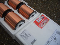 380g Reel 0.03mm Solderable Grade 1 Enamelled Copper Wire On HK76 Reel