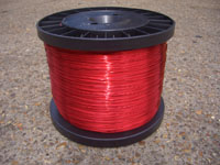 Solderable RED Coloured Enamelled Copper Wire