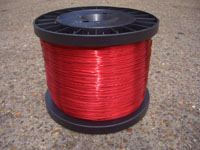 Kg 0.75mm Solderable Grade 2 Red Enamelled Copper Wire On D250 Reel