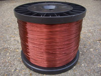 Kg 3.35mm D/C Polyester Grade 2 Enamelled Copper Wire On D160 Reel