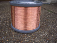 kg 4mm Bare Soft Plain Copper Wire on circa 50 kg coil